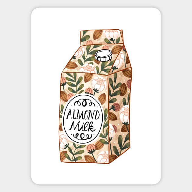 Almond Milk Sticker by Iz Ptica